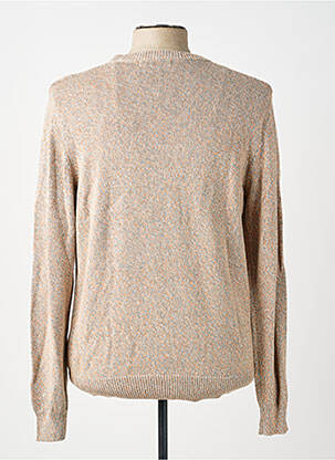 Pull stretch manches longues beige GUESS homme