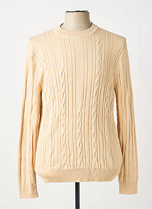 Pull stretch manches longues beige GUESS BY MARCIANO homme