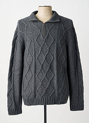 Pull stretch manches longues gris GUESS homme