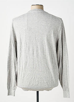 Pull stretch manches longues gris GUESS homme