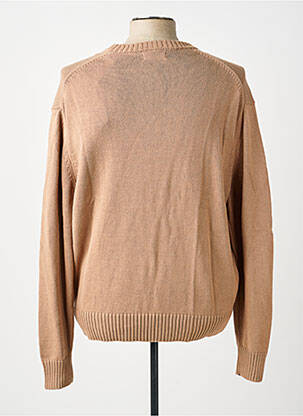 Pull stretch manches longues marron GUESS homme