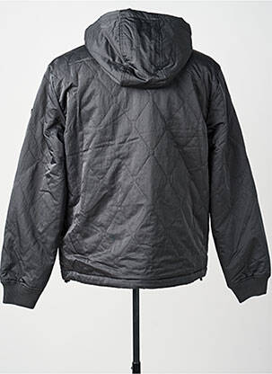 Doudoune manches longues a capuche noir GUESS homme