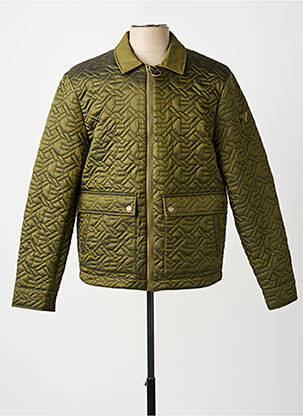 Veste casual finition intérieure doublée vert GUESS homme