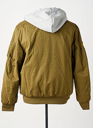 Blouson capuche vert BOMBERS homme