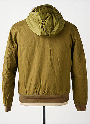 Blouson capuche vert BOMBERS homme