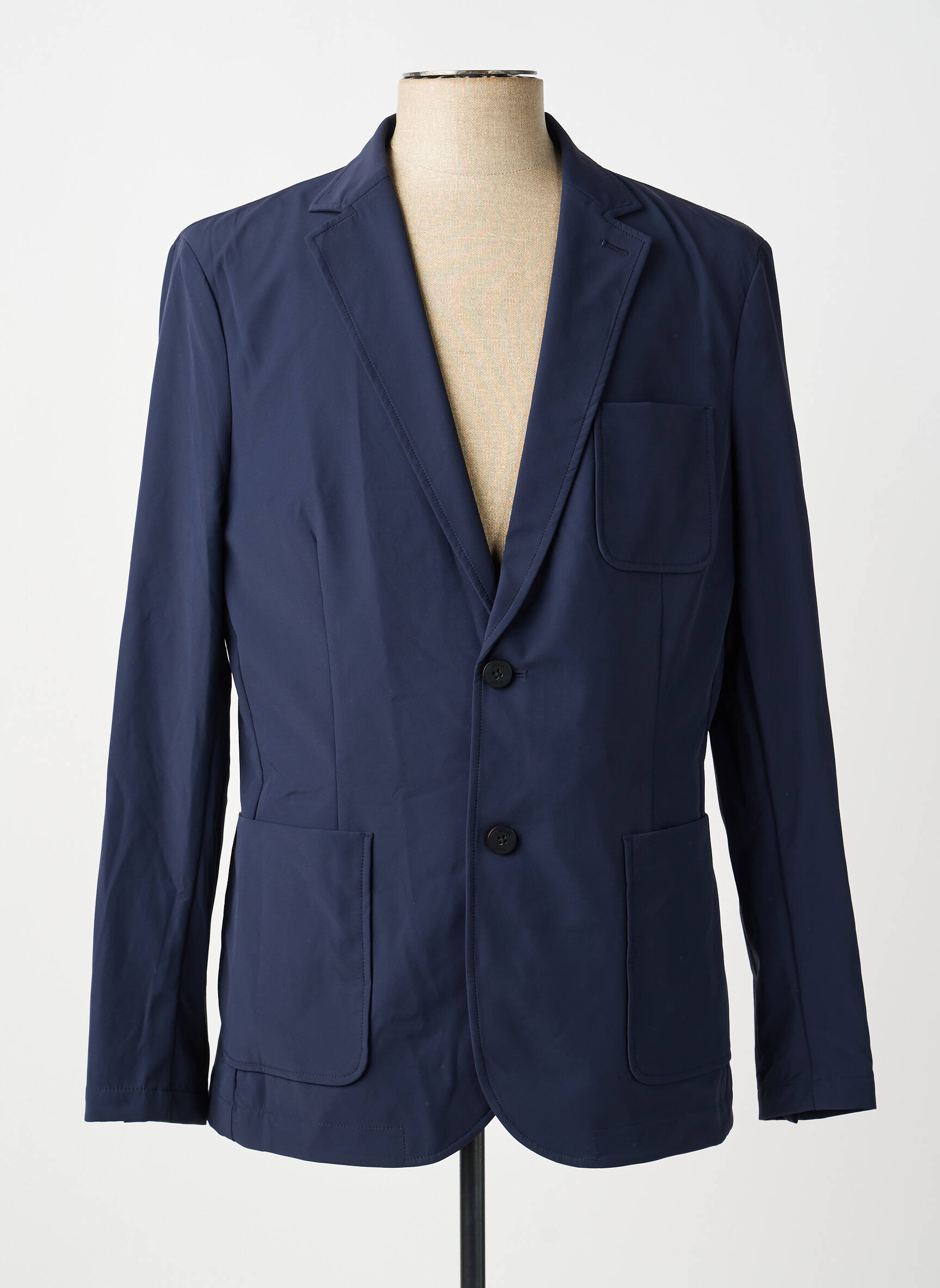 Blazer coupe cintrée bleu GUESS homme