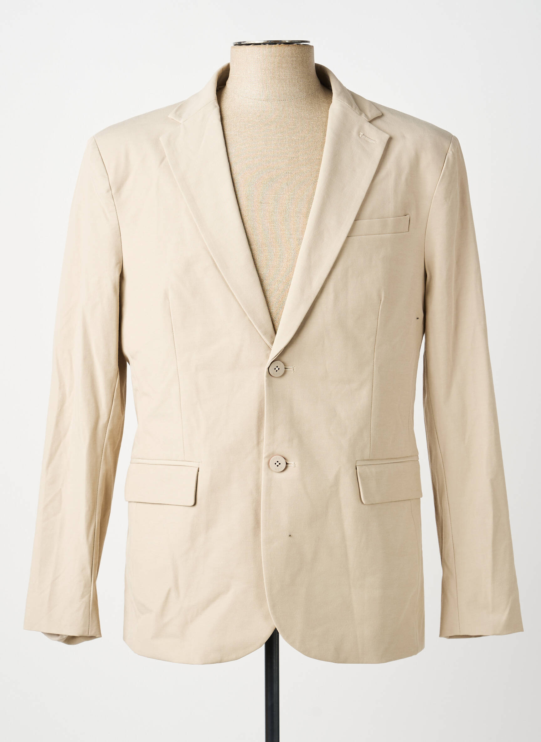 Blazer finition intérieure doublée beige GUESS homme
