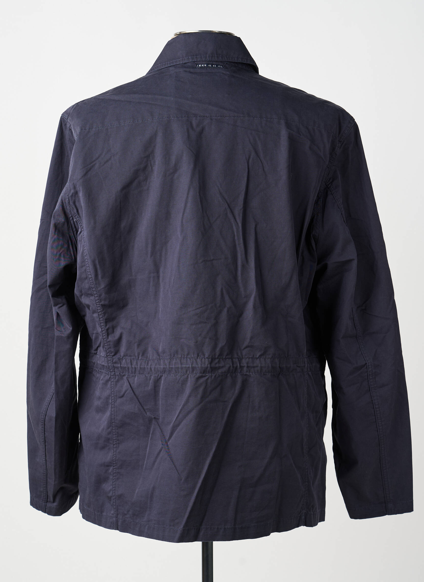 Veste casual fermeture boutonnée sur le devant bleu IKKS homme