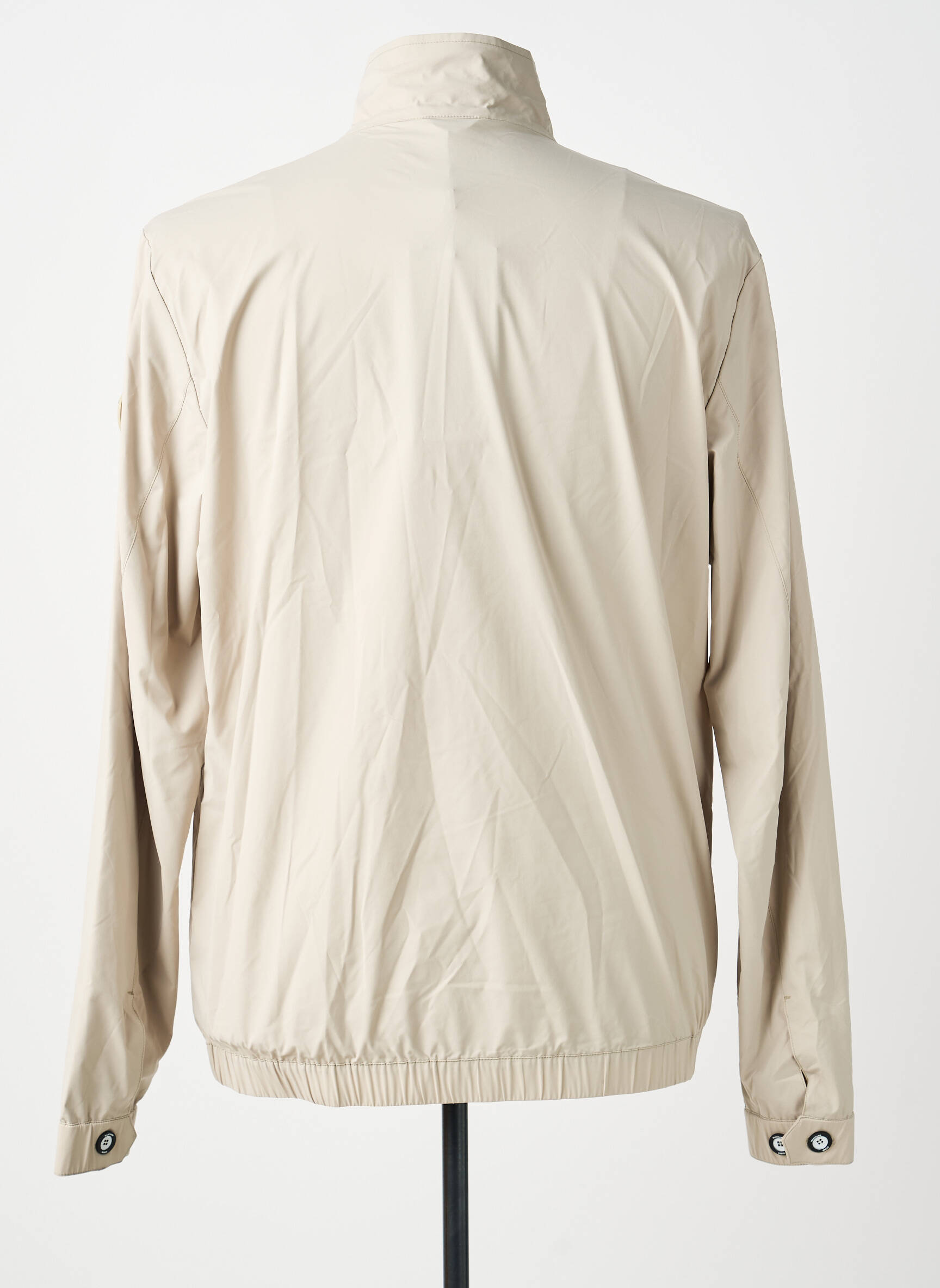 Coupe-vent resserrée sur le bas sans capuche beige GUESS BY MARCIANO homme
