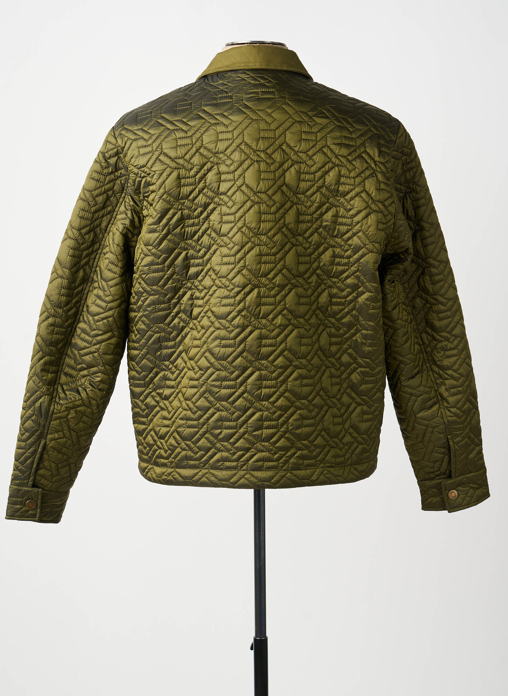 Veste casual finition intérieure doublée vert GUESS homme