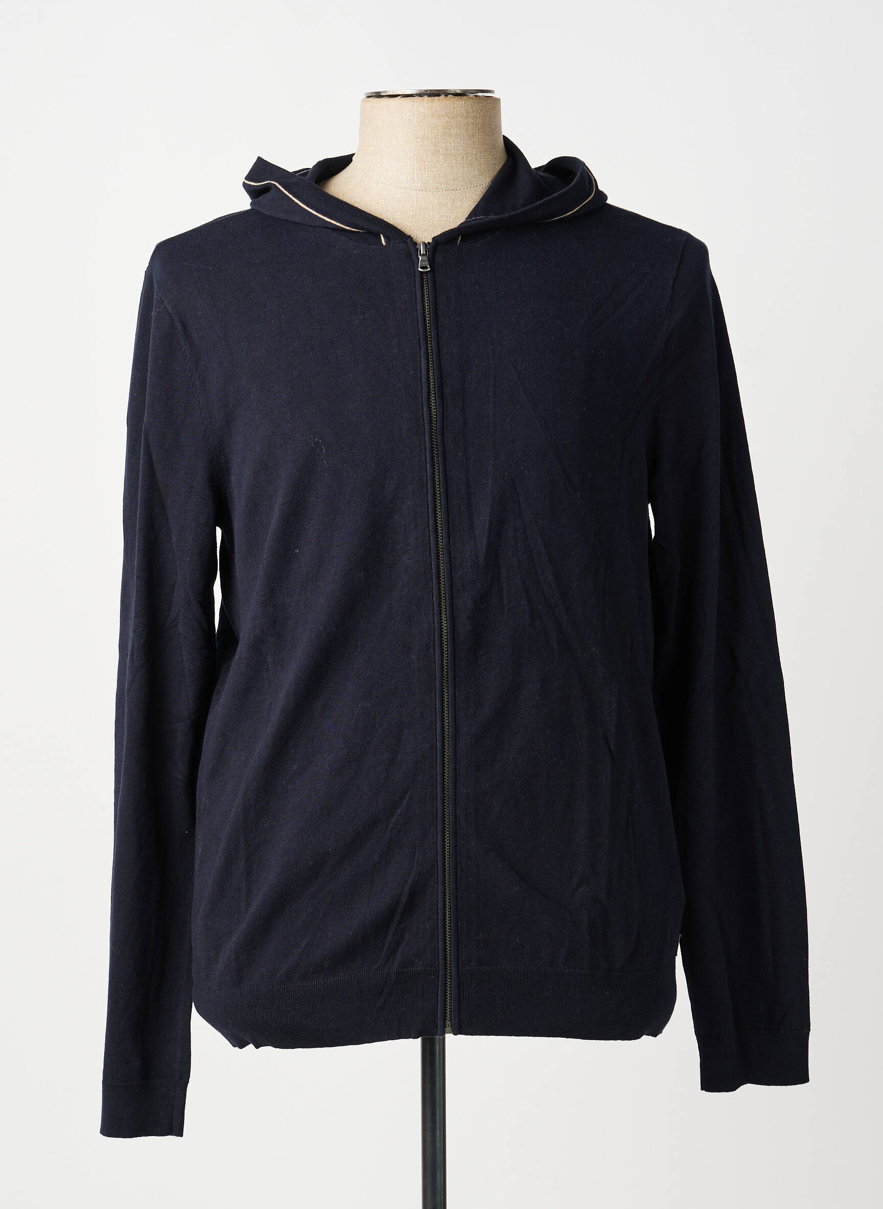 Veste casual resserrée sur le bas bleu IKKS homme