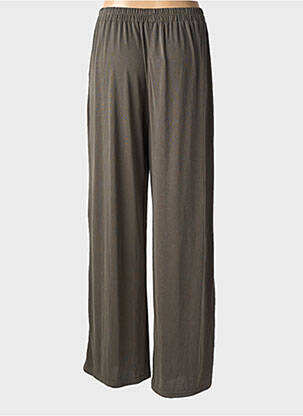 Pantalon droit stretch taille normale vert GRACE & MILA femme