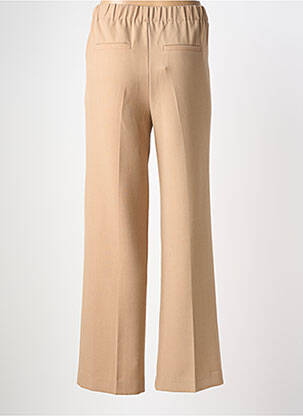 Pantalon flare stretch taille haute marron GRACE & MILA femme