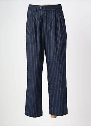 Pantalon 7/8 taille haute taille haute bleu SCOTCH & SODA femme