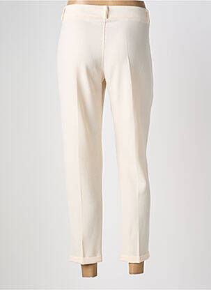 Pantalon 7/8 taille à pinces taille normale beige PAKO LITTO femme