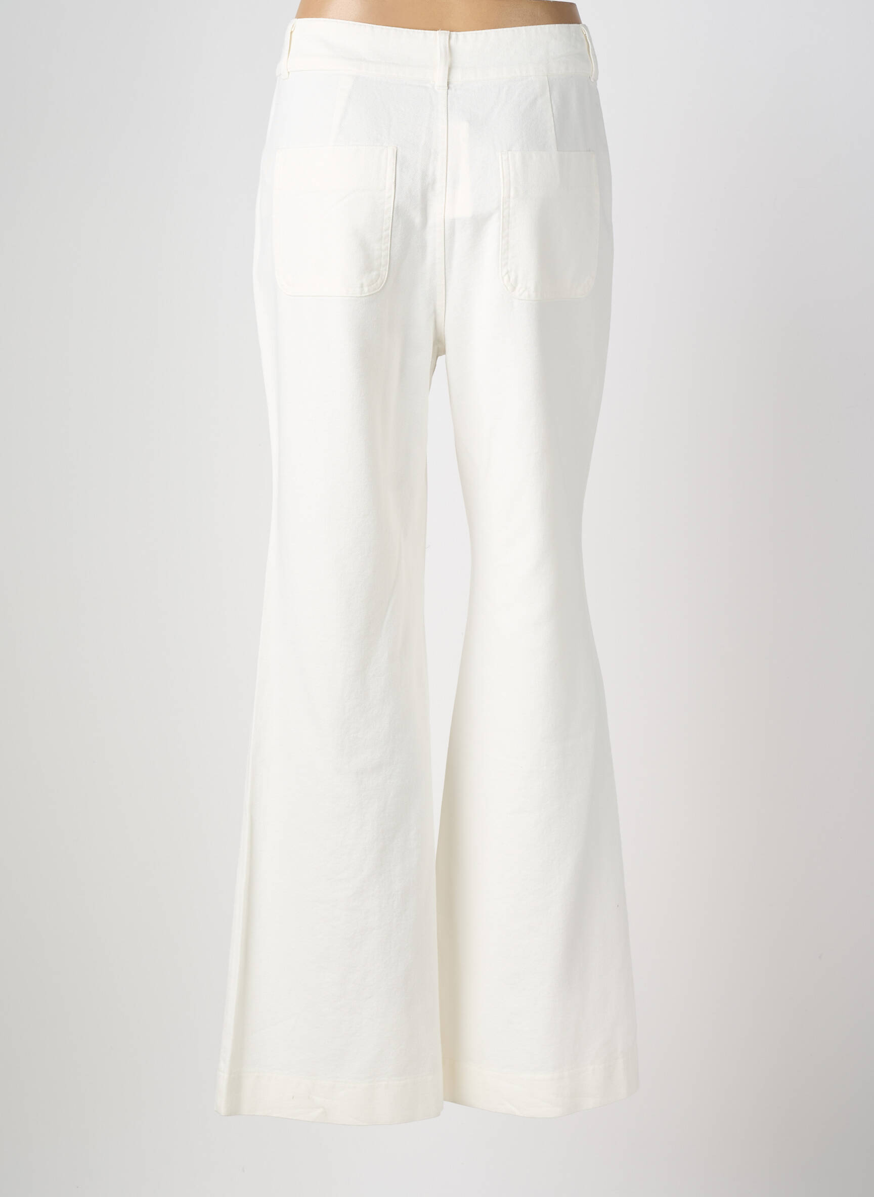 Jean coupe flare taille normale taille normale beige IT HIPPIE femme