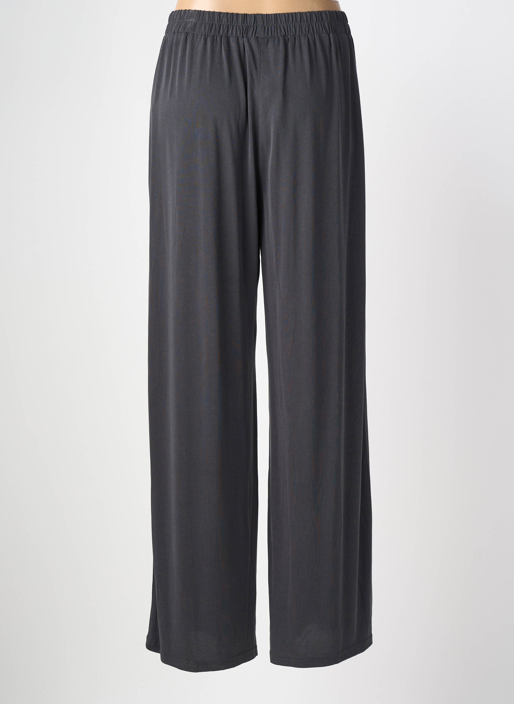 Pantalon droit stretch taille normale gris GRACE & MILA femme