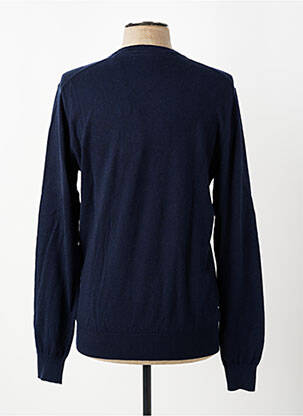 Pull stretch manches longues bleu GUESS homme