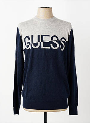 Pull stretch manches longues gris GUESS homme