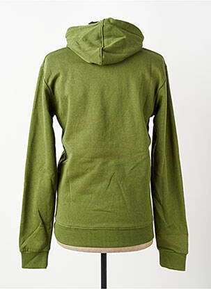 Sweat-shirt à capuche poches manches longues vert GUESS homme