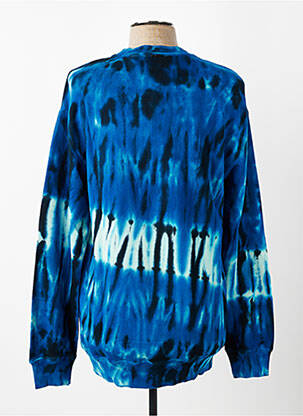Sweat-shirt stretch manches longues bleu IKKS homme