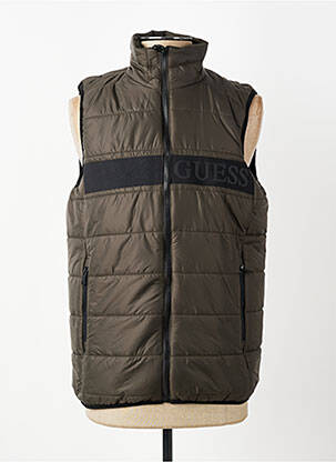 Doudoune poches sans capuche vert GUESS homme