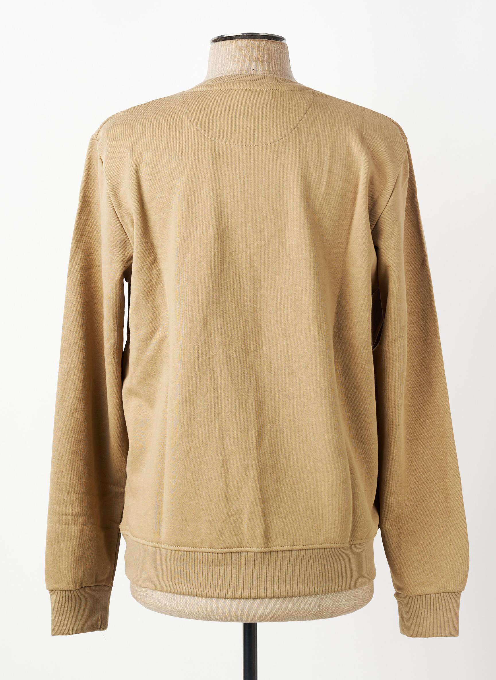 Sweat-shirt stretch manches longues marron GUESS homme