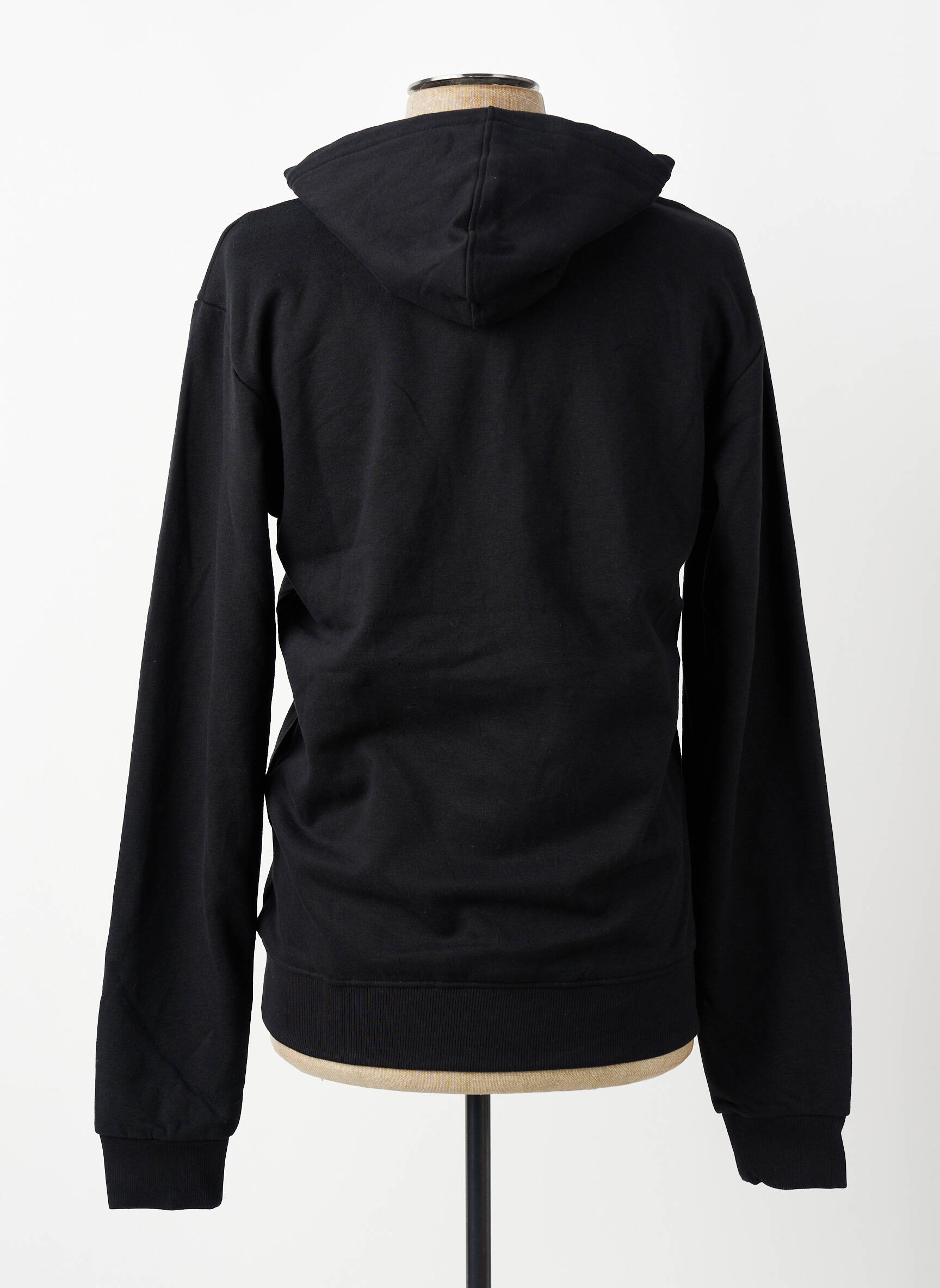 Sweat-shirt à capuche poches manches longues noir GUESS homme
