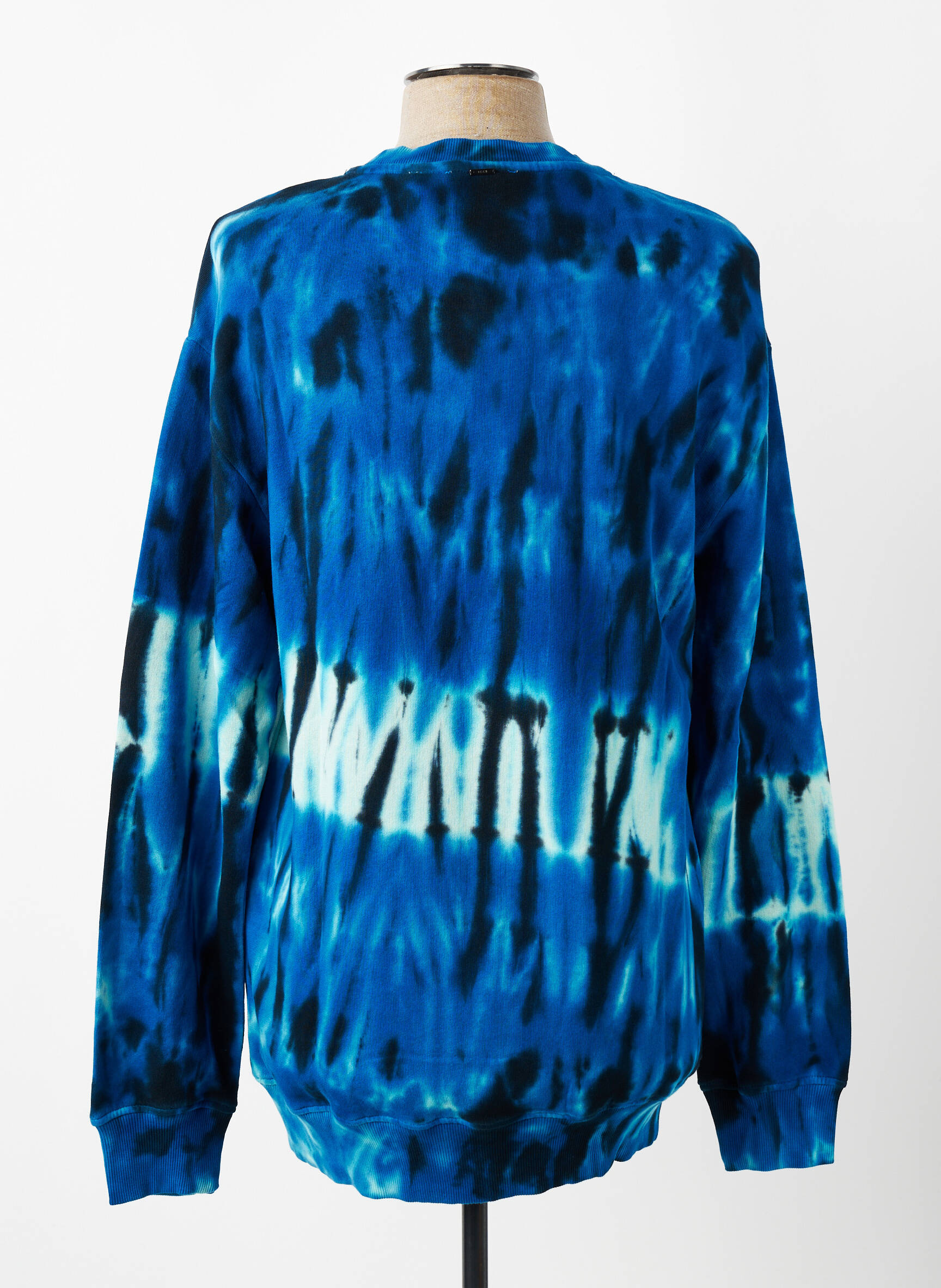 Sweat-shirt stretch manches longues bleu IKKS homme