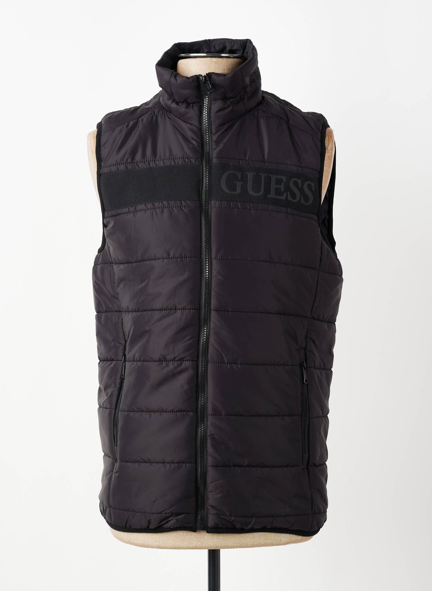 Doudoune poches sans capuche noir GUESS homme