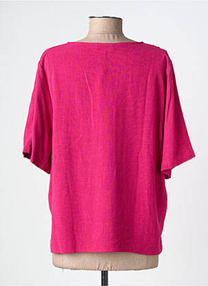 Top manches courtes manches courtes rose GRACE & MILA femme
