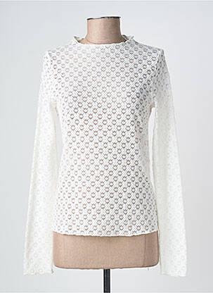 T-shirt manches longues manches longues blanc GRACE & MILA femme