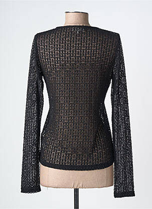 Gilet manches longues stretch noir GRACE & MILA femme