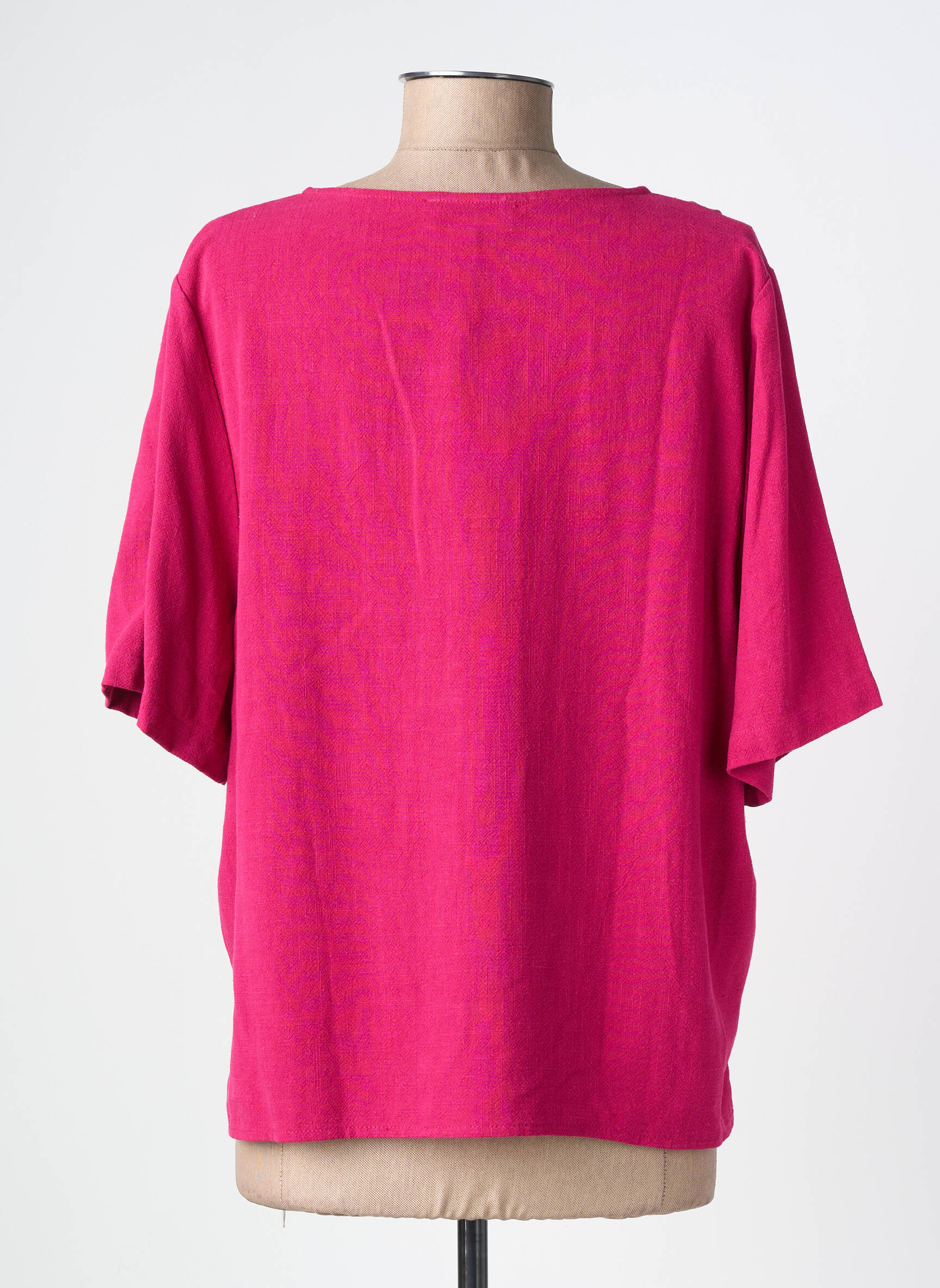 Top manches courtes manches courtes rose GRACE & MILA femme