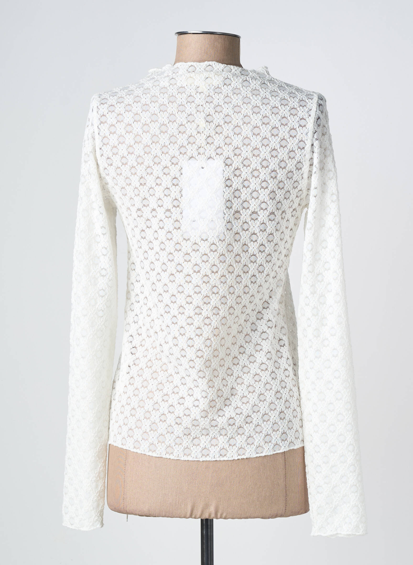 T-shirt manches longues manches longues blanc GRACE & MILA femme