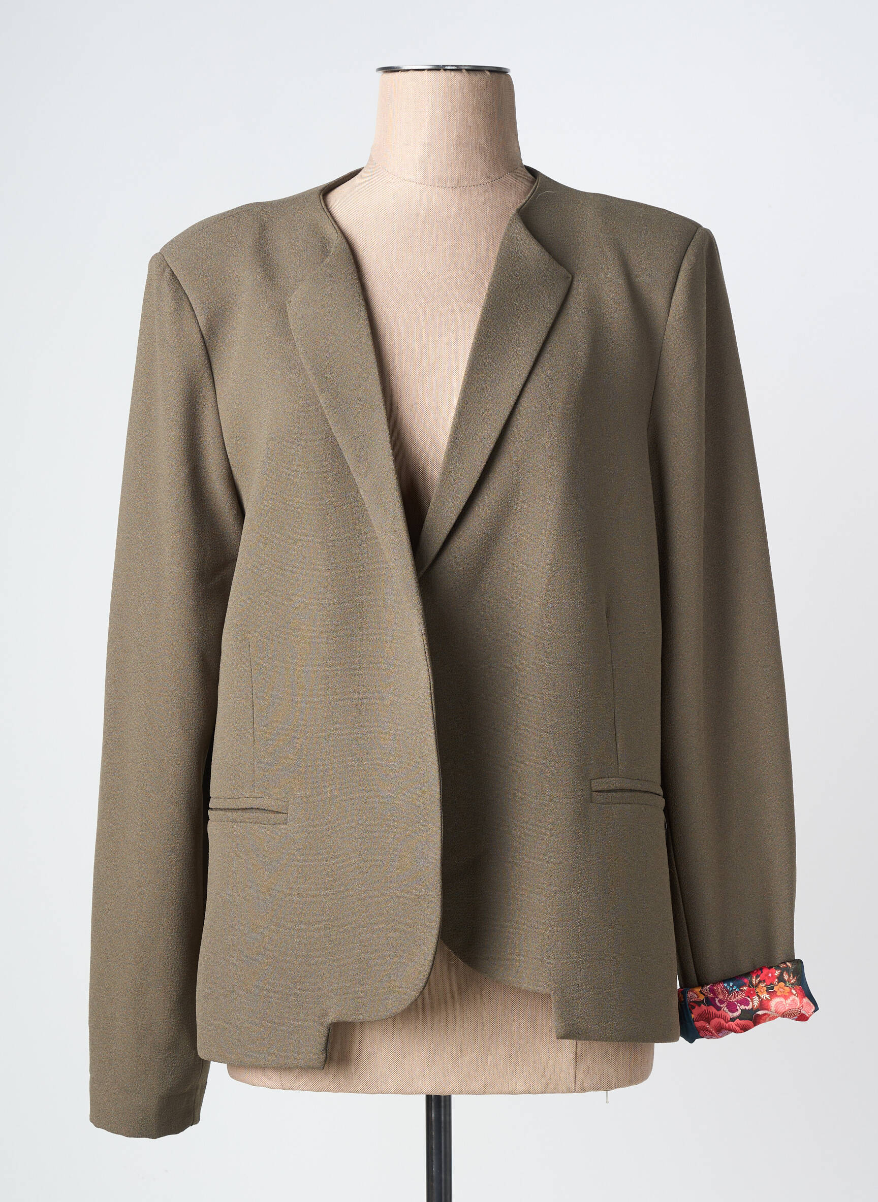 Blazer manches longues vert PAKO LITTO femme