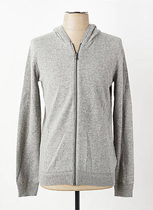 Veste casual resserrée sur le bas gris IKKS homme