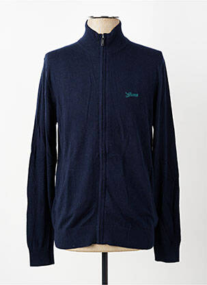 Veste casual resserrée sur le bas bleu GUESS homme