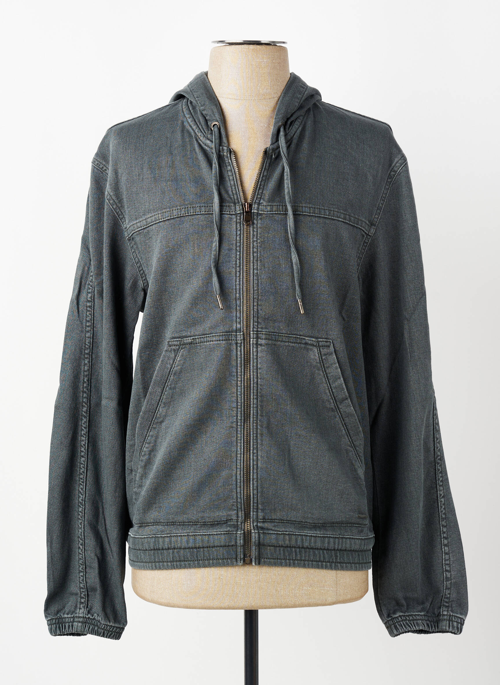 Veste casual resserrée sur le bas gris IKKS homme