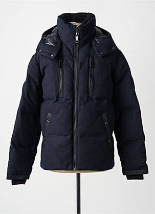 Doudoune manches longues a capuche bleu THE KOOPLES homme