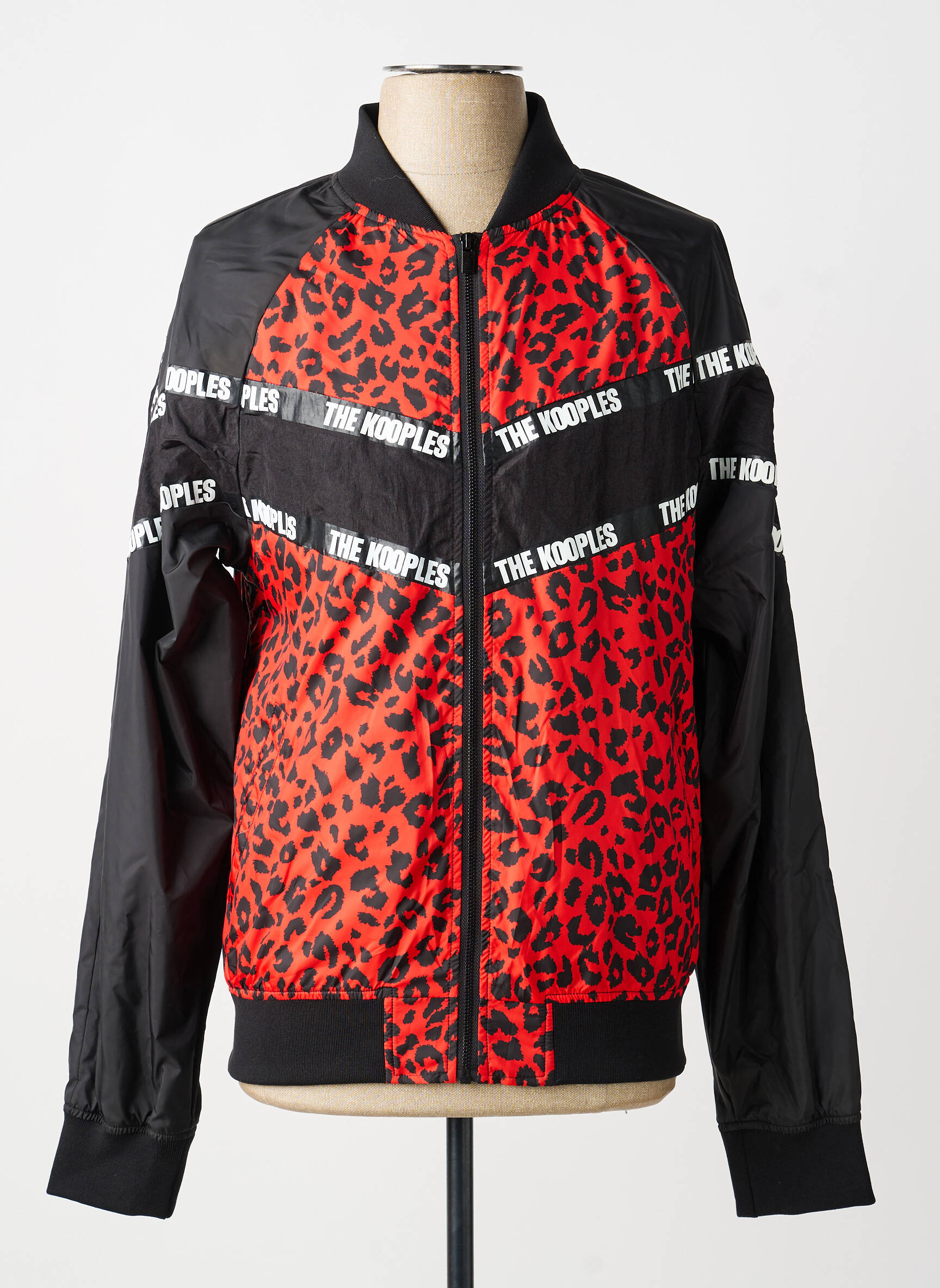 Coupe-vent resserrée sur le bas sans capuche noir THE KOOPLES homme