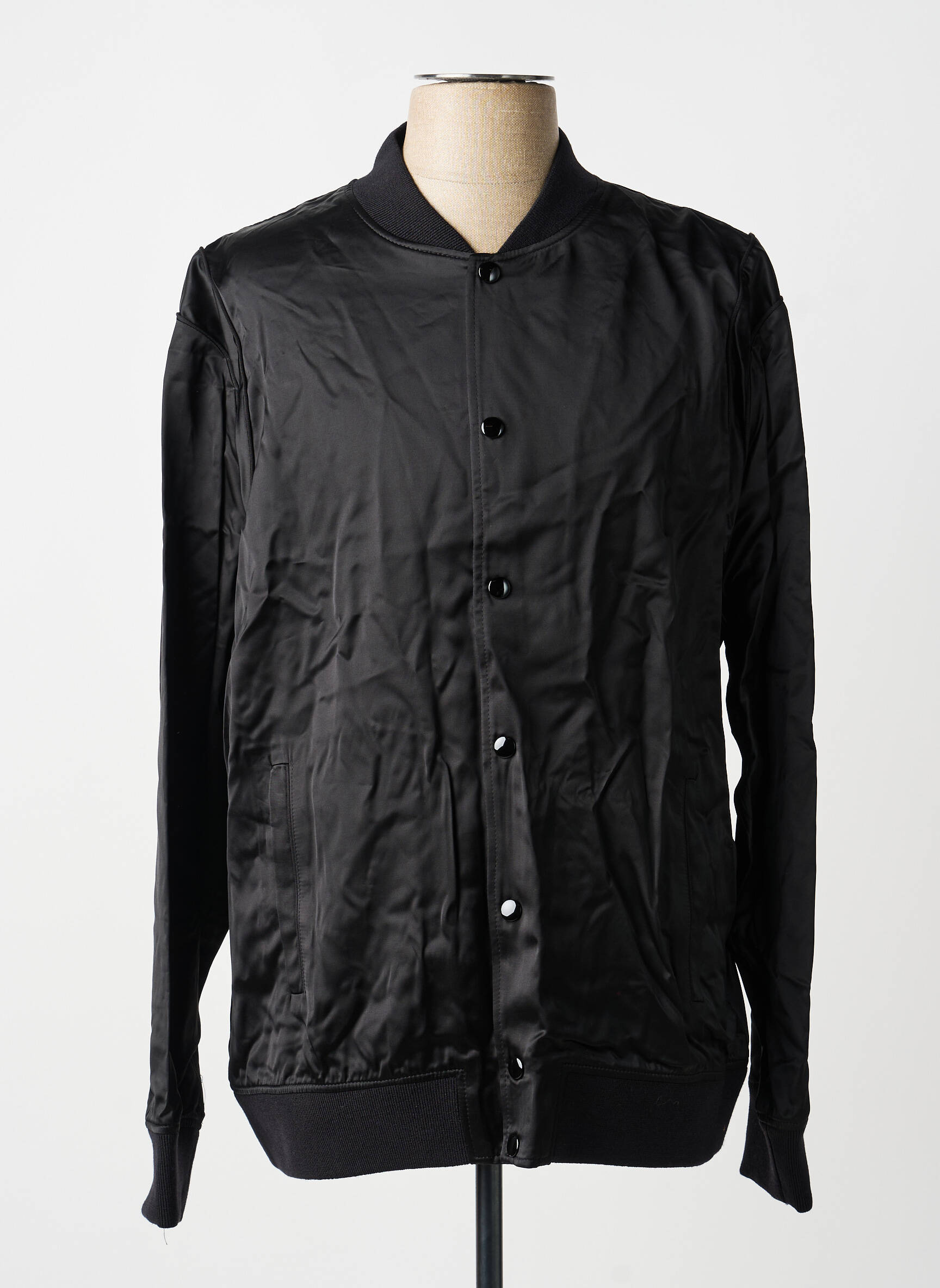 Veste casual resserrée sur le bas noir THE KOOPLES homme