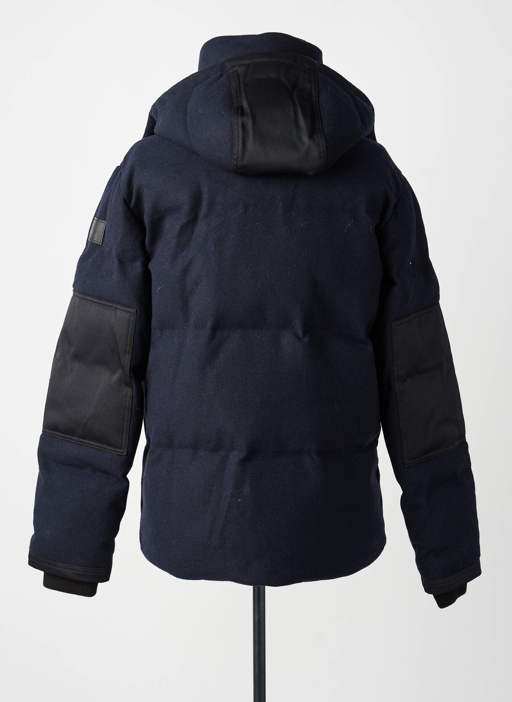 Doudoune manches longues a capuche bleu THE KOOPLES homme
