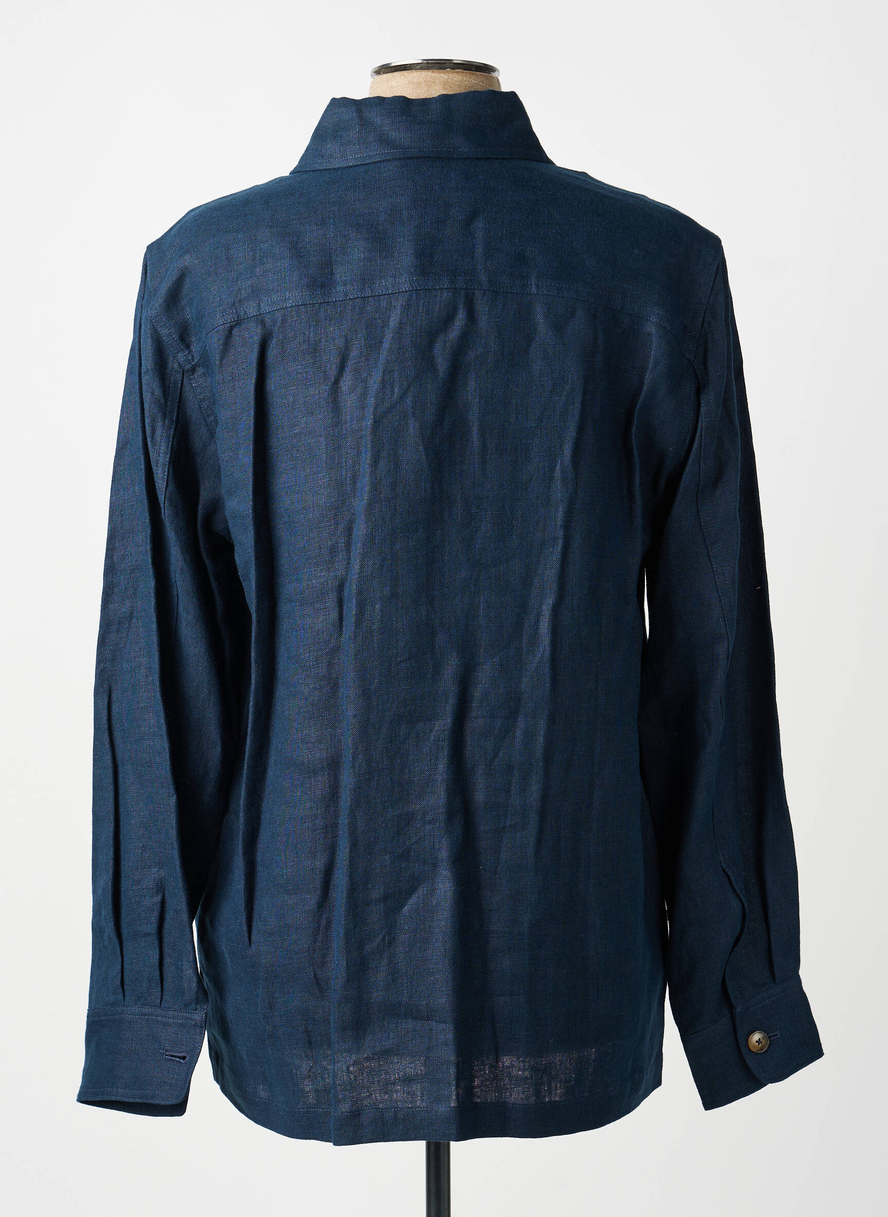 Veste casual fermeture boutonnée sur le devant bleu FACONNABLE homme