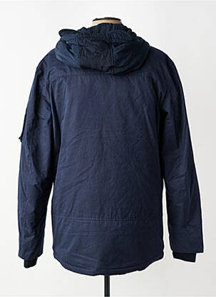 Blouson capuche bleu BOMBERS homme