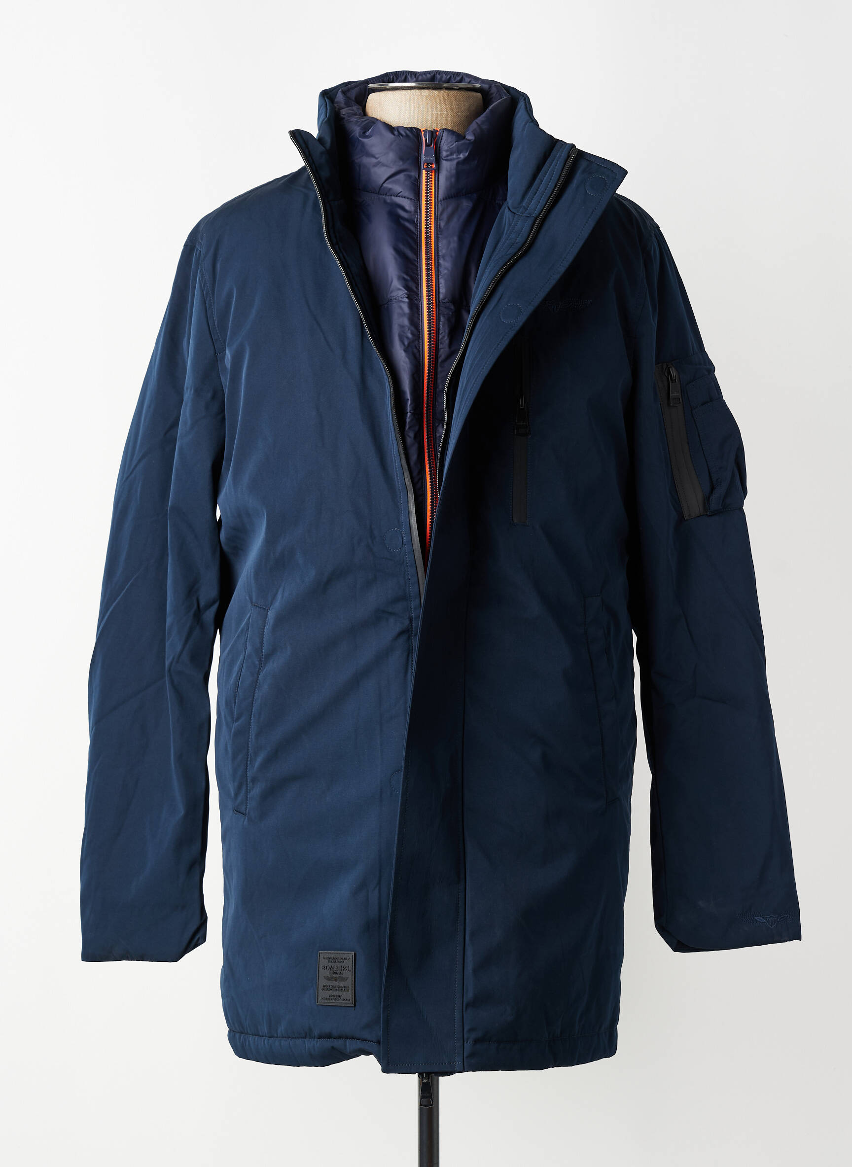 Blouson poches bleu BOMBERS homme