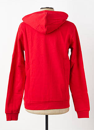Sweat-shirt à capuche poches manches longues rouge CAVALLI homme