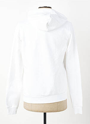 Sweat-shirt à capuche poches manches longues blanc CAVALLI homme
