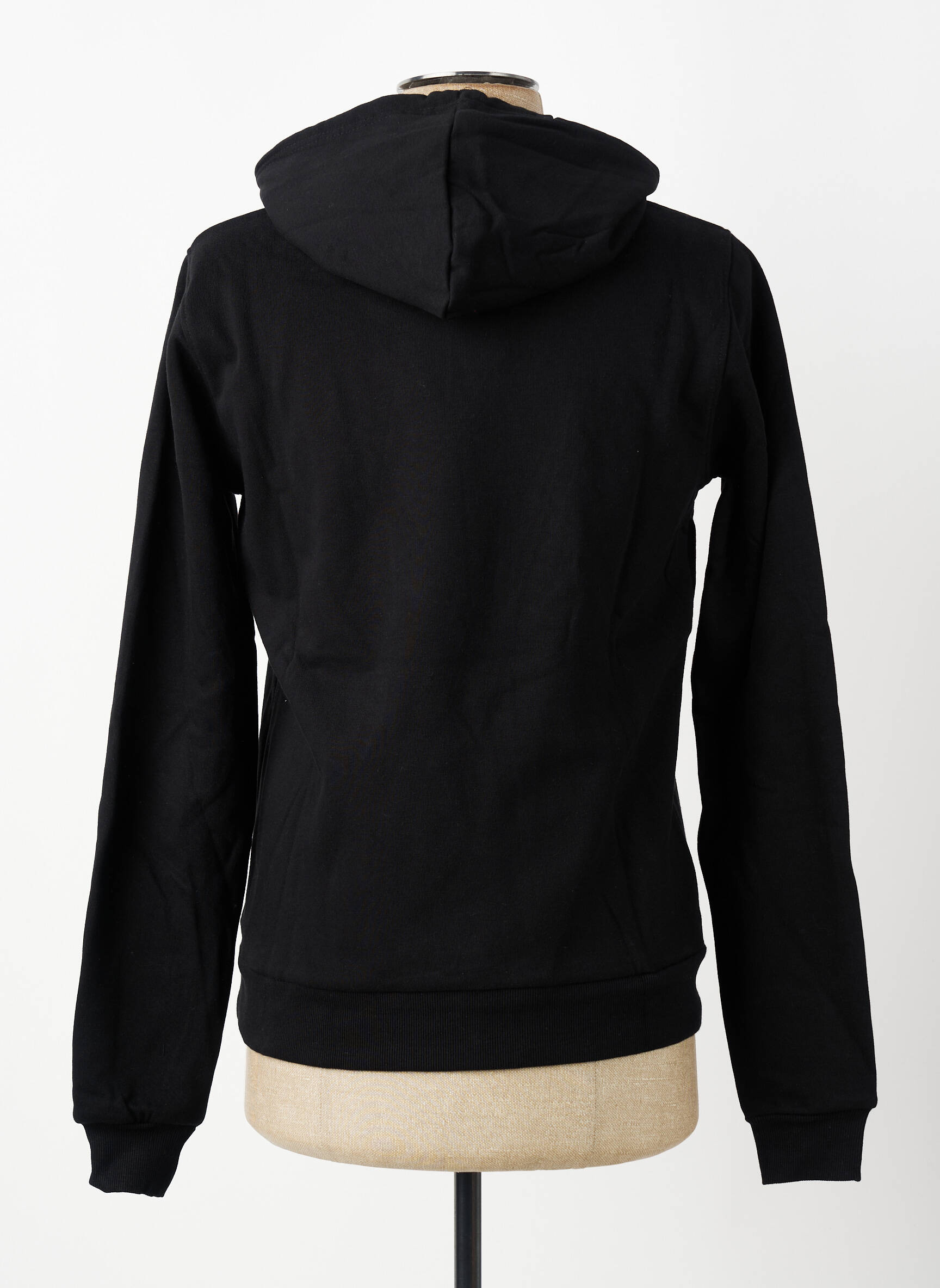 Sweat-shirt à capuche poches manches longues noir CAVALLI homme