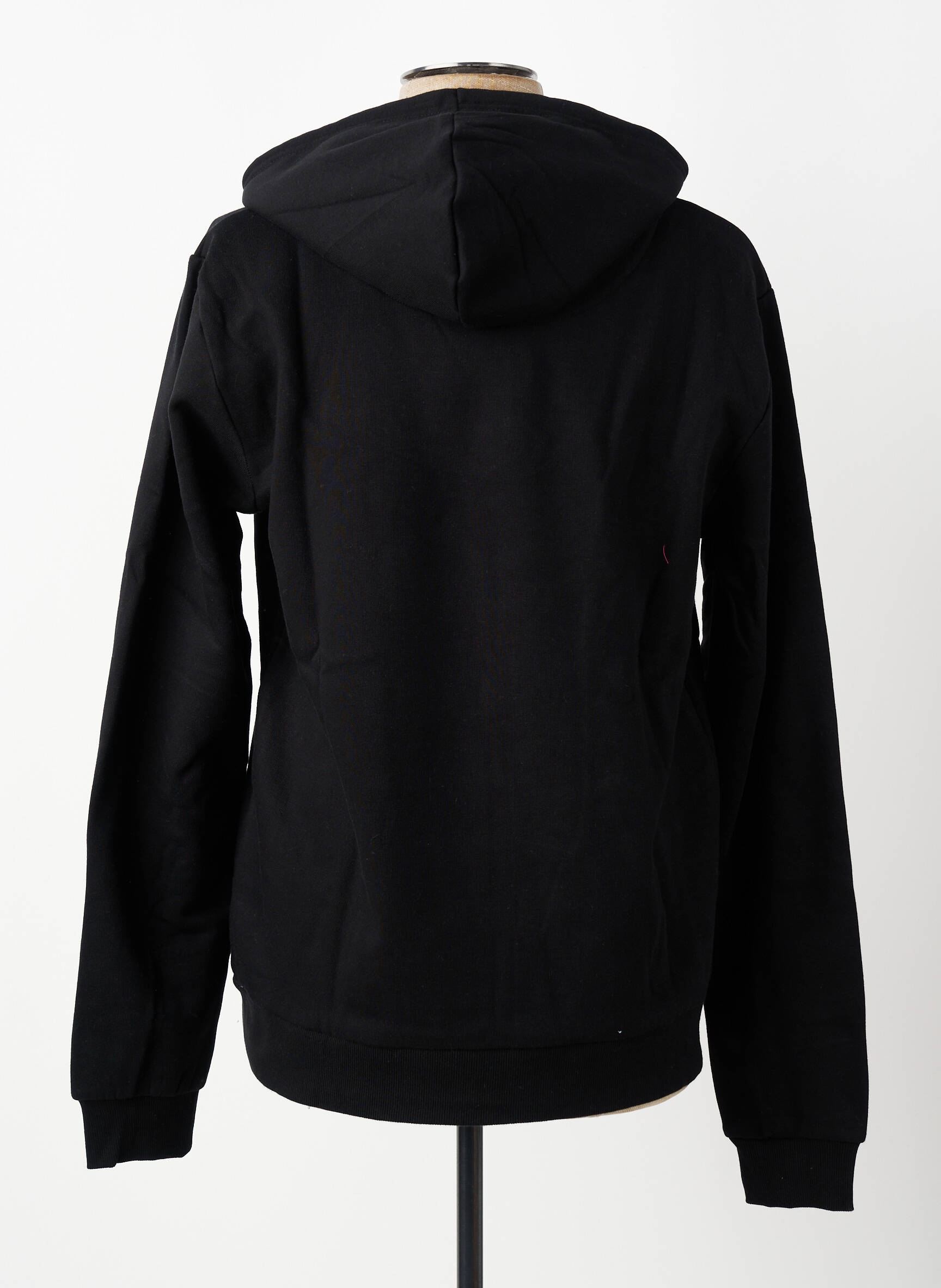 Sweat-shirt à capuche poches manches longues noir CAVALLI homme